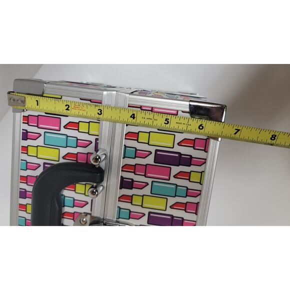 Vanity Makeup Beauty Case Lipstick Print Modella Travel - Picture 10 of 11